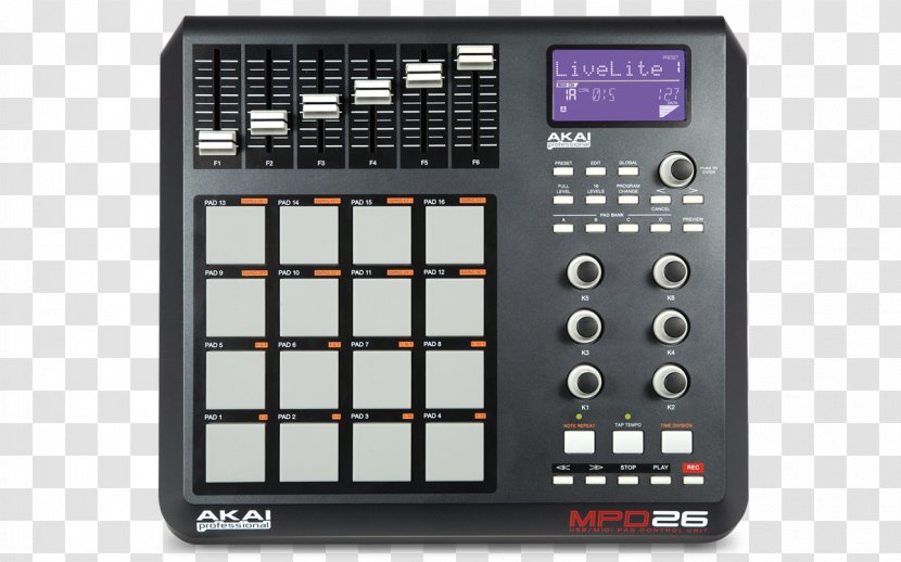 Akai MPD26 MPD226 MIDI Controllers MPC - Tree - Musical Instruments Transparent PNG