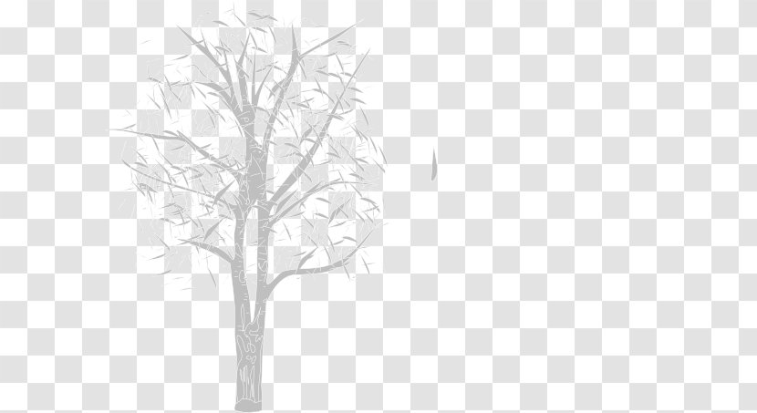 Twig White Plant Stem Line Art Leaf Transparent PNG