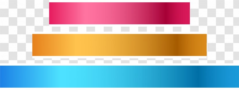 Brand Logo Font - Colorful Simple Horizontal Line Transparent PNG
