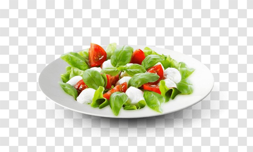 Spinach Salad Pizza Greek Caprese - Garnish Transparent PNG