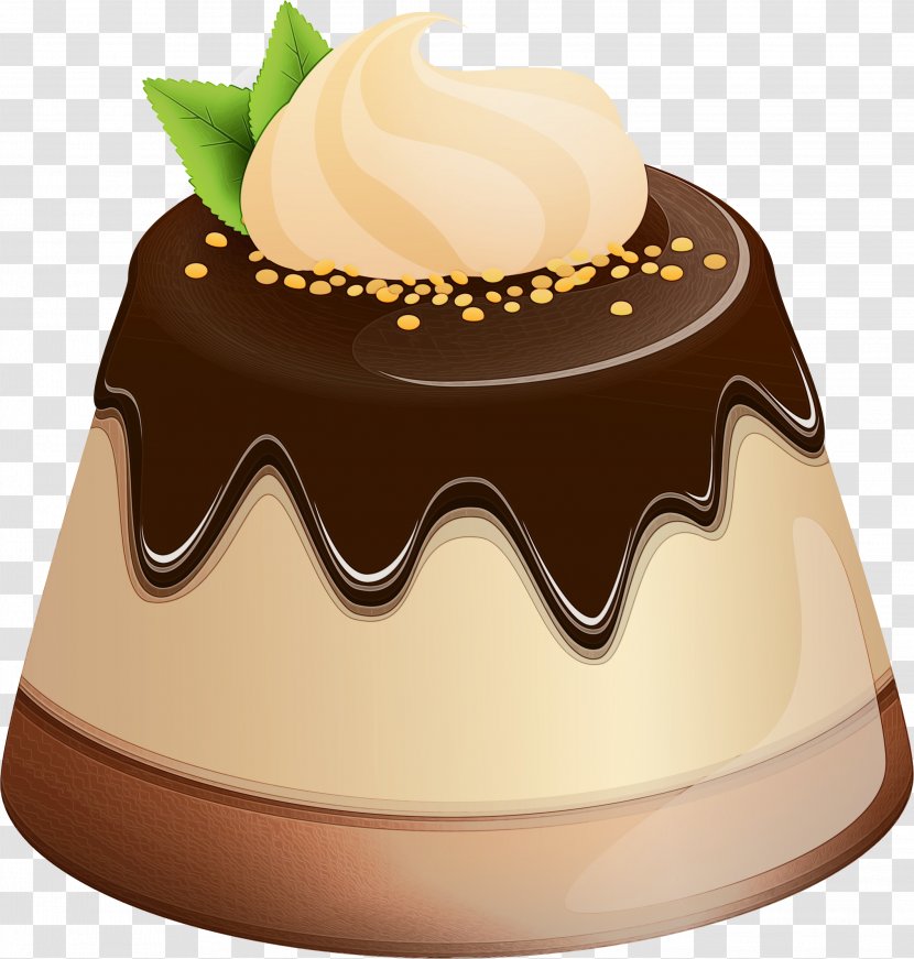 Chocolate - Dessert - Pudding Frozen Transparent PNG