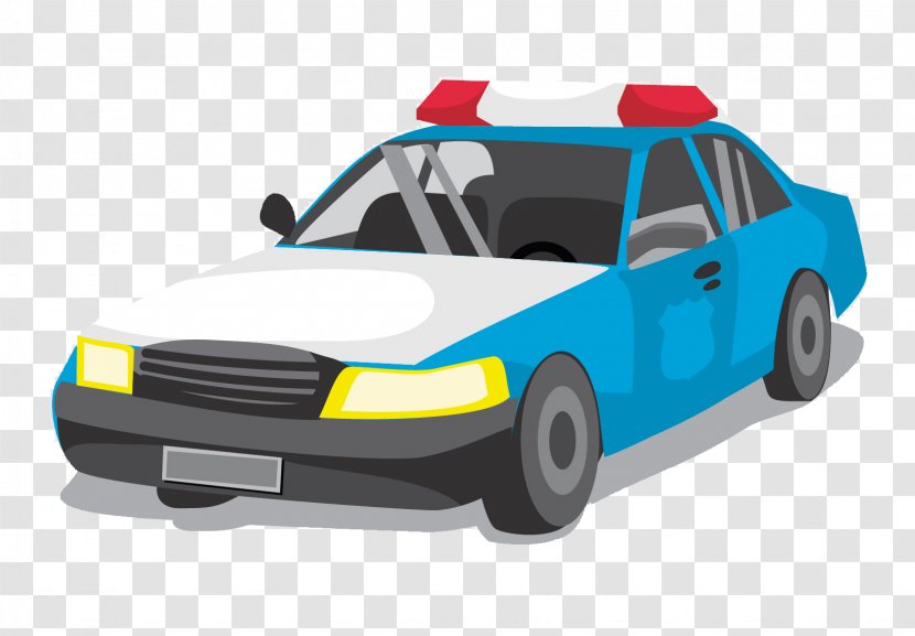 Taxi Driving Icon - Police Officer - Vector Car Transparent PNG