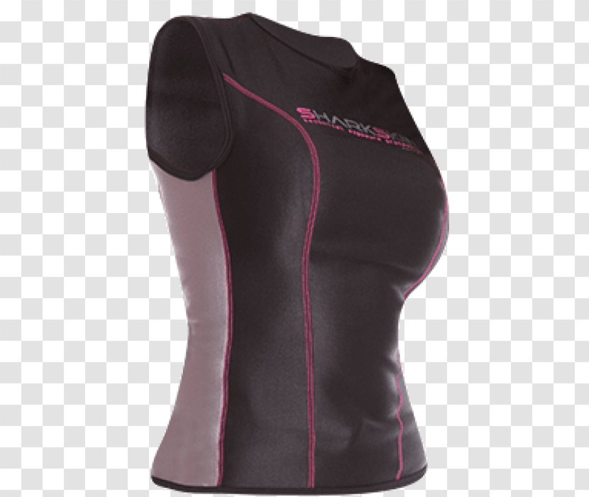 Gilets Sleeve Sharkskin Wetsuit Hood - Top - Sleeveless Vest Transparent PNG