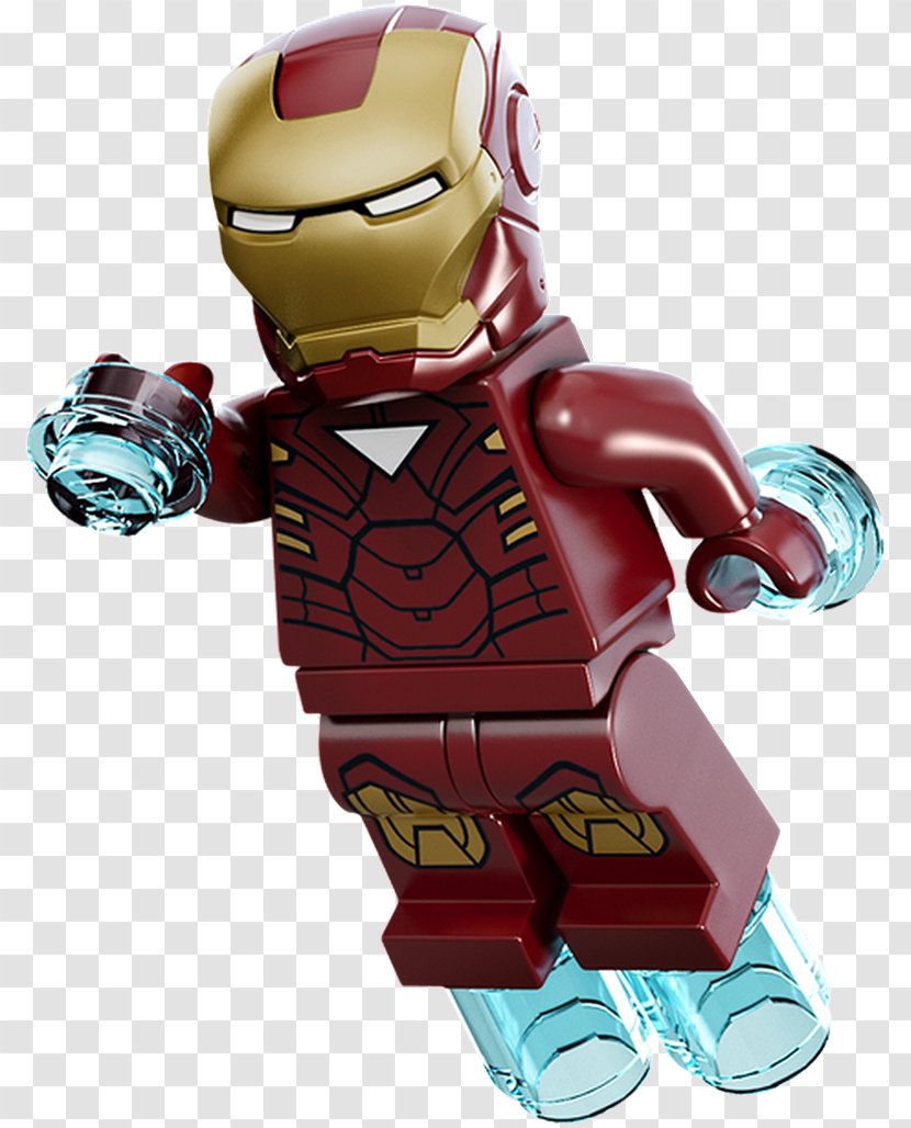 Iron Man Lego Marvel Super Heroes Hulk Thor Batman 2: DC - Action Figure - Ironman Transparent PNG