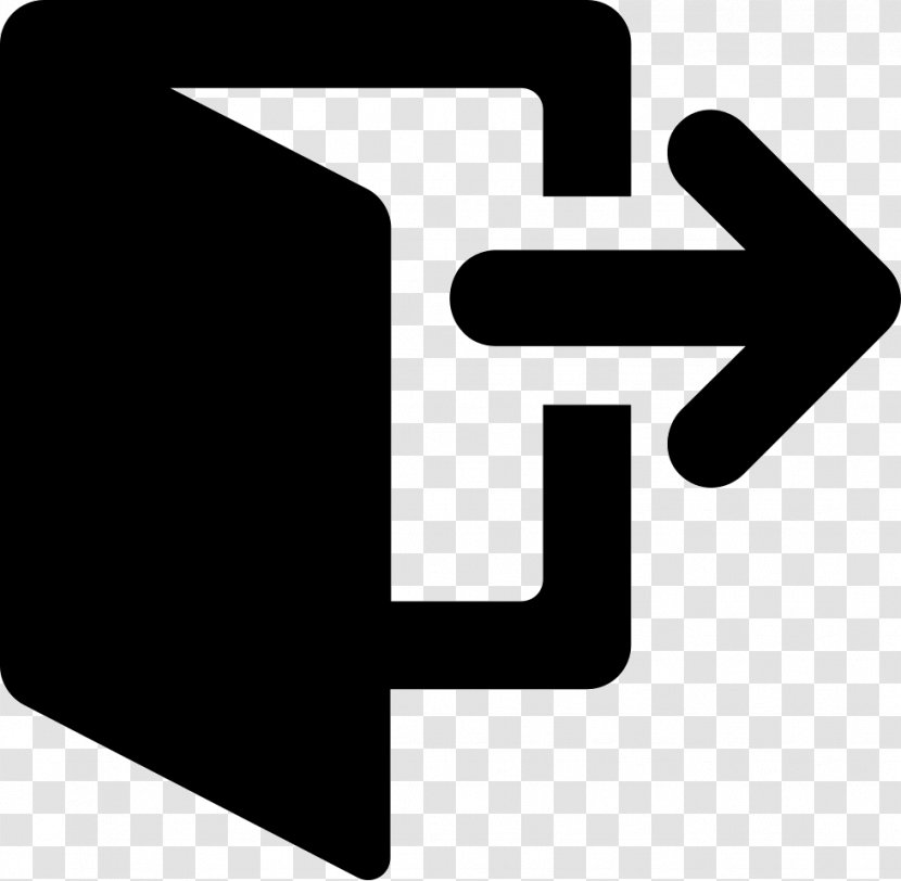 Black And White Logo Symbol - Button Transparent PNG