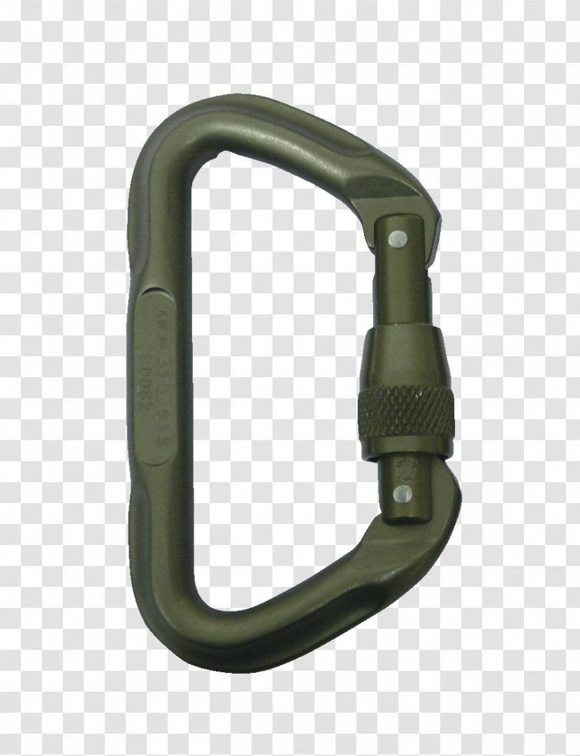 Carabiner Rock-climbing Equipment Rope Abseiling Climbing Harnesses - Anodizing Transparent PNG