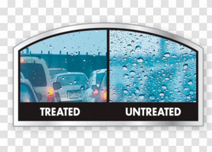 Rain-X Car Toughened Glass Water - Display Advertising Transparent PNG