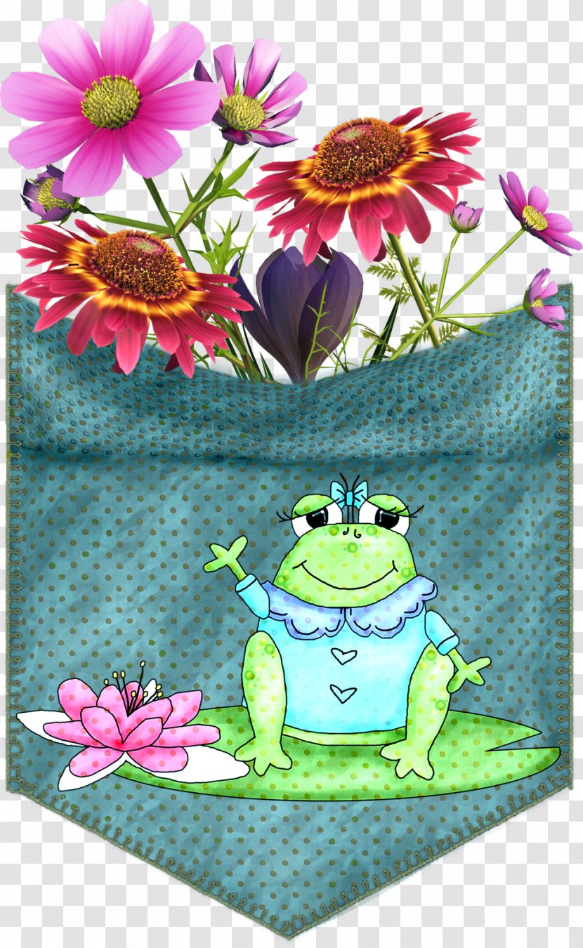 Frog Floral Design Illustration - Plant Transparent PNG