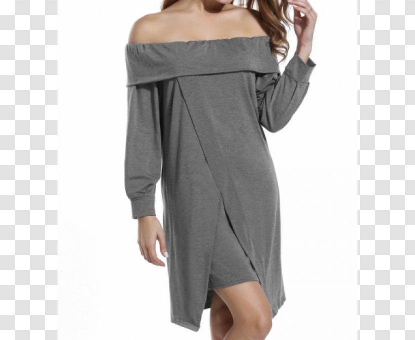 Shoulder Sleeve Dress - Waist Transparent PNG