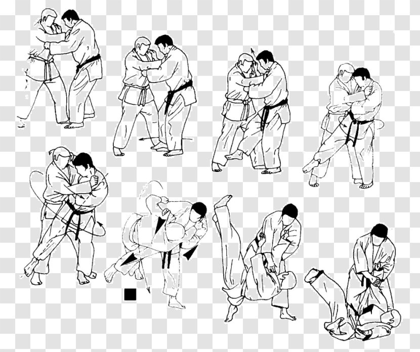 Ashi Guruma Judo Osoto Throw Ō - Frame - Hiza Transparent PNG