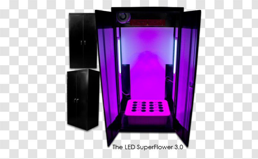 Grow Box Light-emitting Diode Light Hydroponics LED Lamp - Supercloset Supernova Led - Stealth Transparent PNG