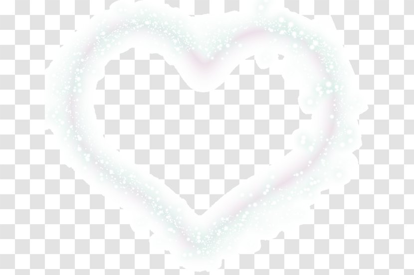 Love Heart - White Transparent PNG