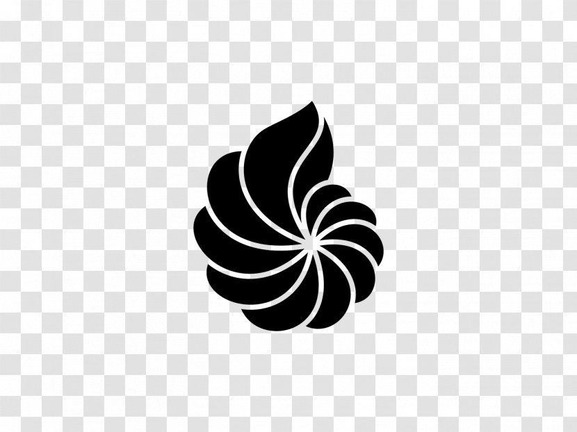 Leaf Black-and-white Logo Petal Plant - Hibiscus - Flower Transparent PNG