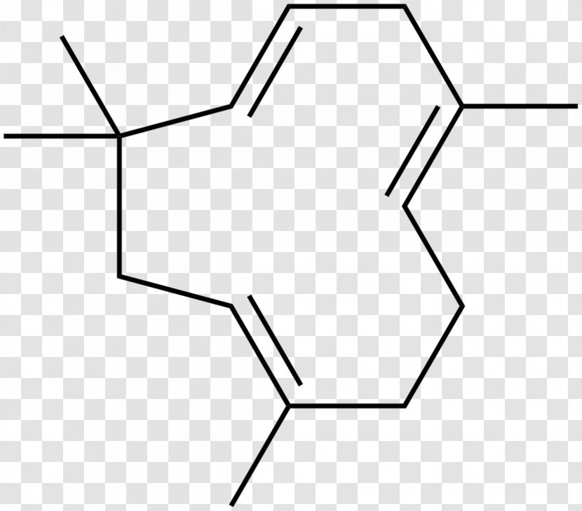 Humulene Sesquiterpene Caryophyllene Hydrocarbon - Terpinene - MolÃ©cule Glucose Transparent PNG