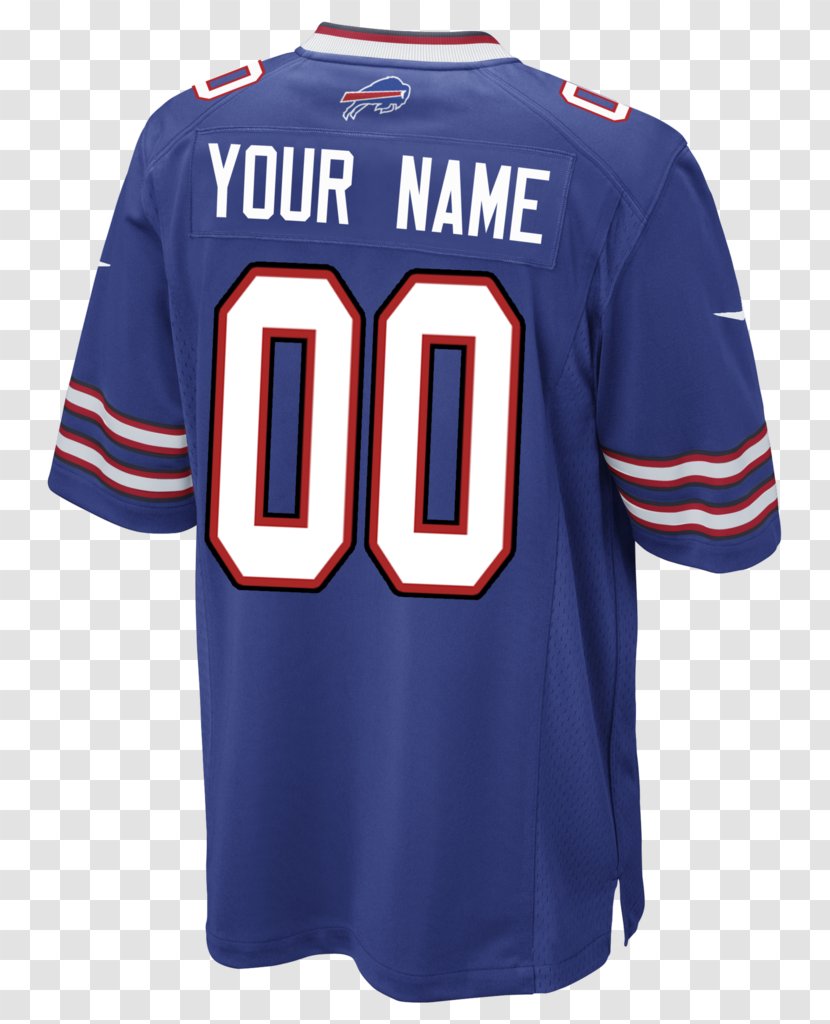 Buffalo Bills NFL Atlanta Falcons United States Jersey - Electric Blue Transparent PNG