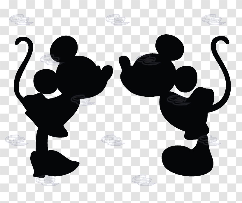Minnie Mouse Mickey Silhouette Epic - Walt Disney - Head Sillouitte Transparent PNG