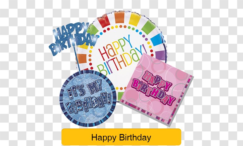 Birthday Cake Party Game Balloon - Text Transparent PNG