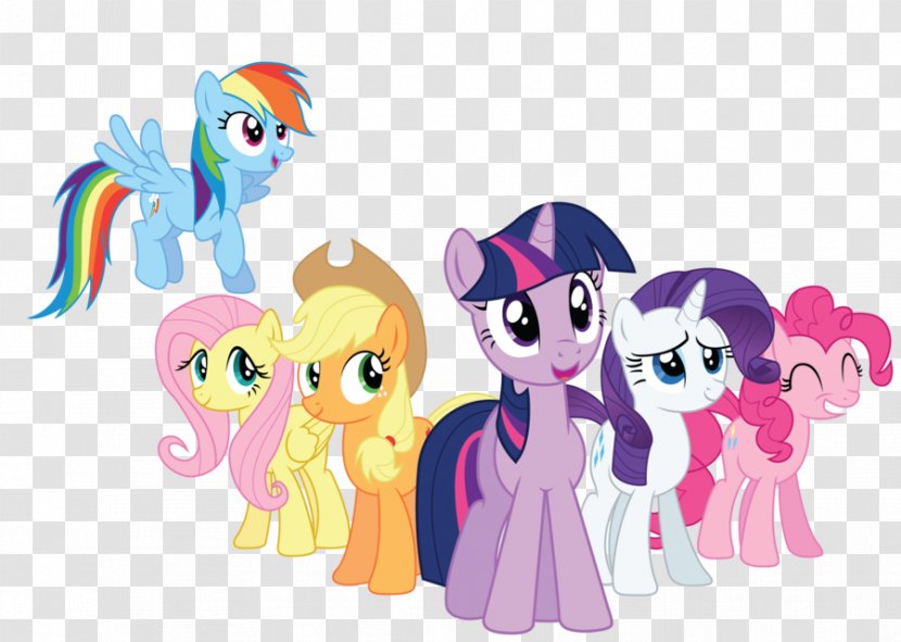 Rainbow Dash Pinkie Pie Pony Twilight Sparkle Rarity - Tree - Mane Vector Transparent PNG