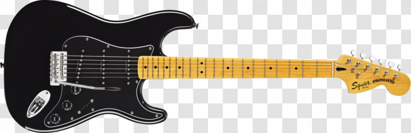 Fender Stratocaster Squier Deluxe Hot Rails Electric Guitar Transparent PNG