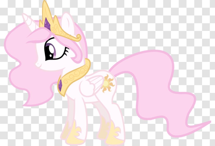 Pony Horse Princess Celestia Filly Canterlot - Heart Transparent PNG