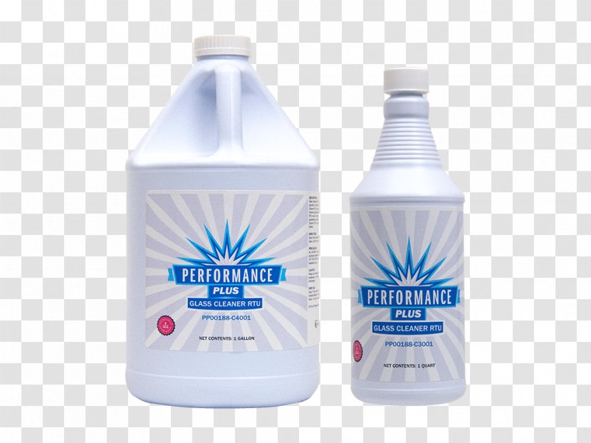Plastic Bottle Distilled Water Liquid Bottles - GLASS CLEANER Transparent PNG