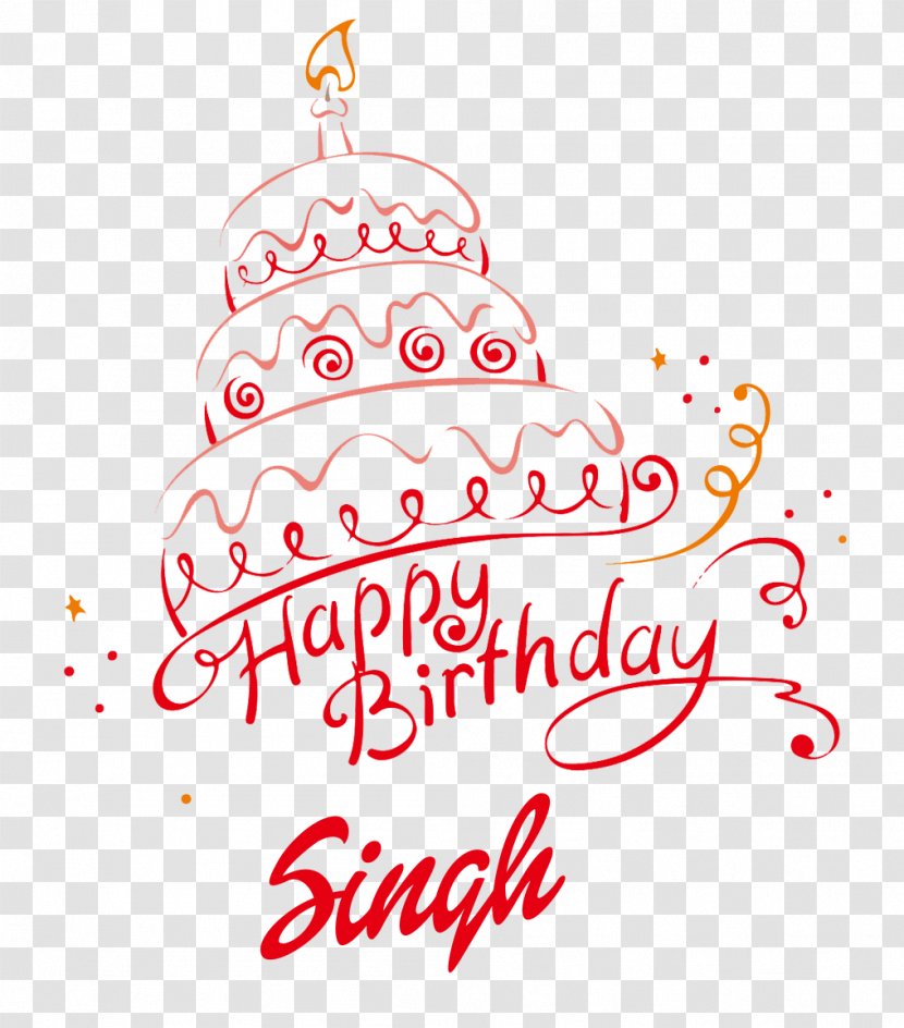 Birthday Cake Happy Wish - Decor Transparent PNG