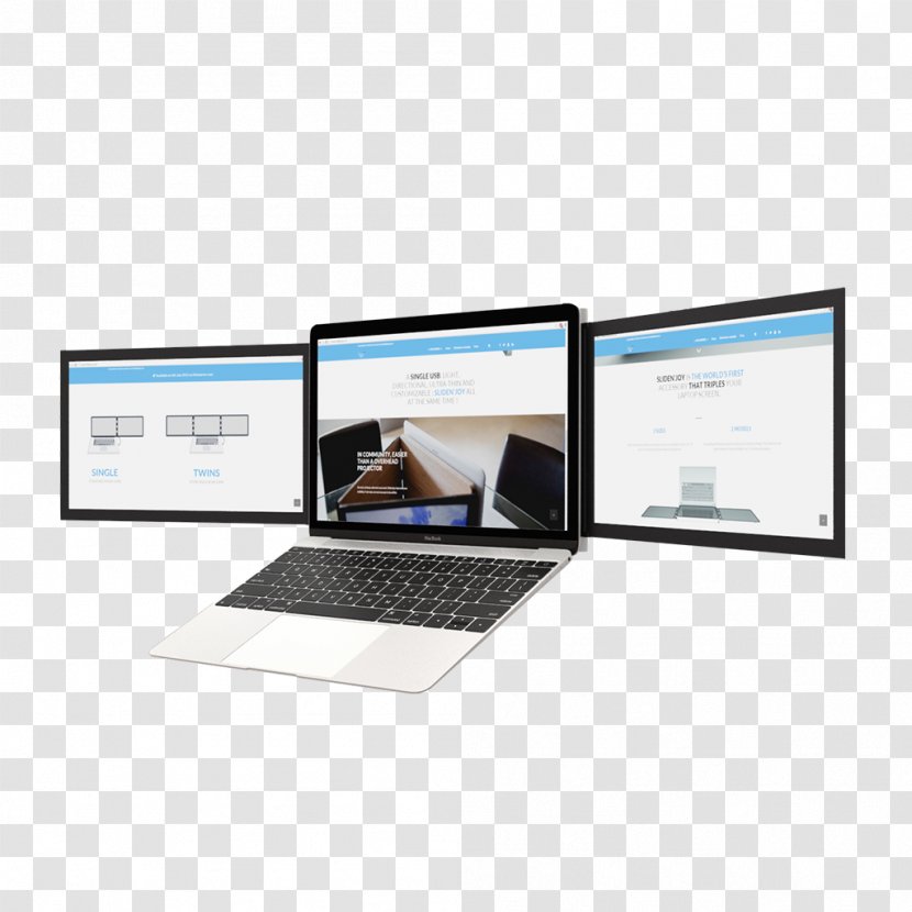 Laptop Computer Monitors Multi-monitor Portable - Taobao Promotional Copy Transparent PNG