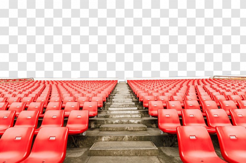 Stadium Seating Chair Royalty-free - Stock Photography - Red Open Seat Transparent PNG