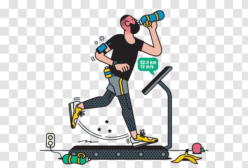 Fitness Centre Illustrator Physical Illustration - Footwear - Sports And Material Transparent PNG