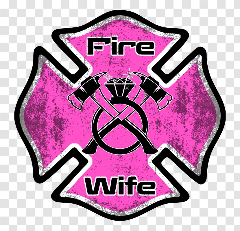 Firefighter Fire Department Decal Maltese Cross - Engine Transparent PNG