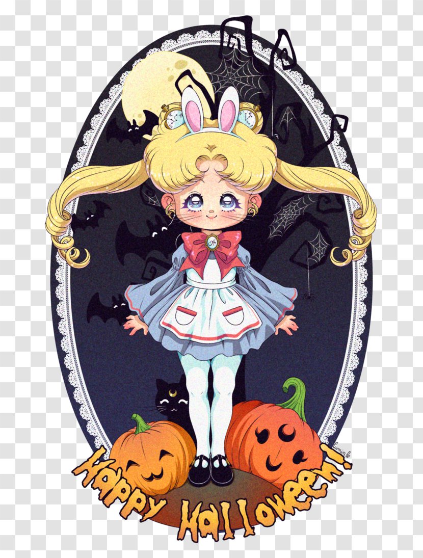 Sailor Moon Cartoon Costume Halloween - Mythical Creature Transparent PNG