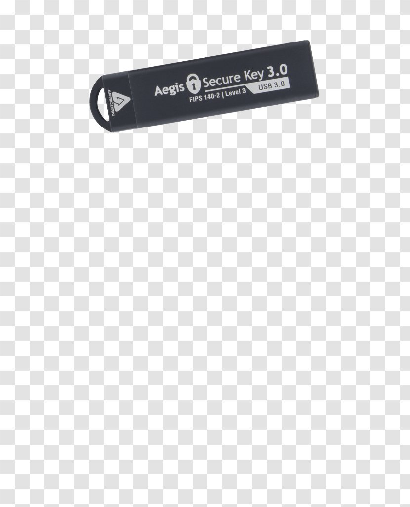 Apricorn Aegis Secure Key 3.0 USB Apricorn, Inc. Flash Drives - Usb - End Button Transparent PNG