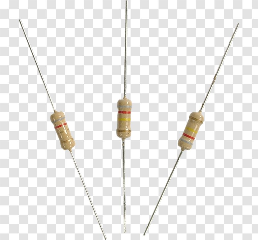 Resistor Electronics Electronic Color Code Yageo Component - Ceramic Transparent PNG