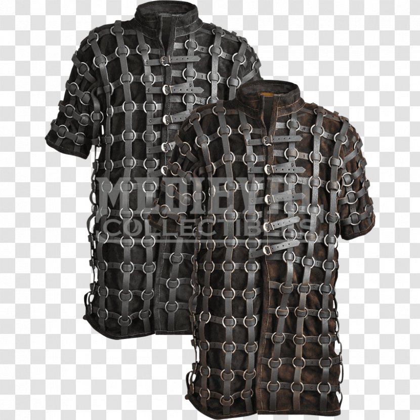 Ring Armour Brigandine Coat Of Plates Leather - Jacket Transparent PNG