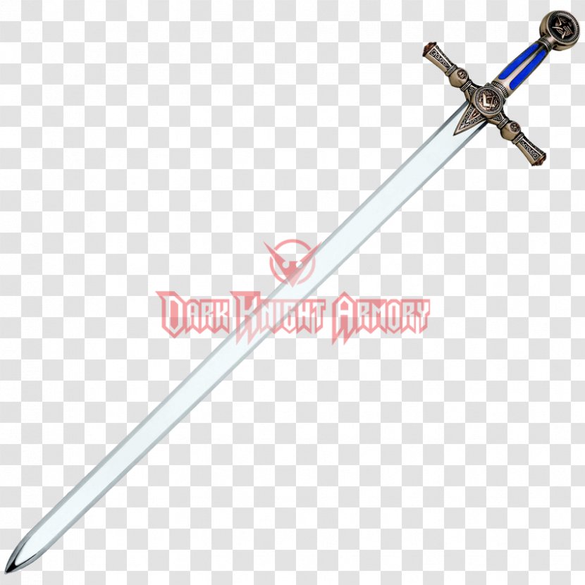 Sabre Longsword Hilt Freemasonry - Sword Transparent PNG