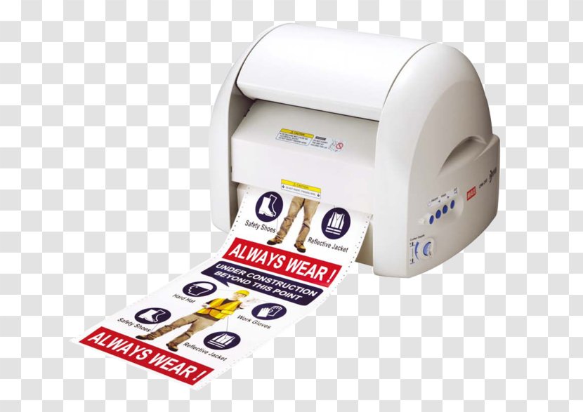 Label Printer Paper MAX CO., LTD. Printing - Time Attendance Clocks - Business Transparent PNG