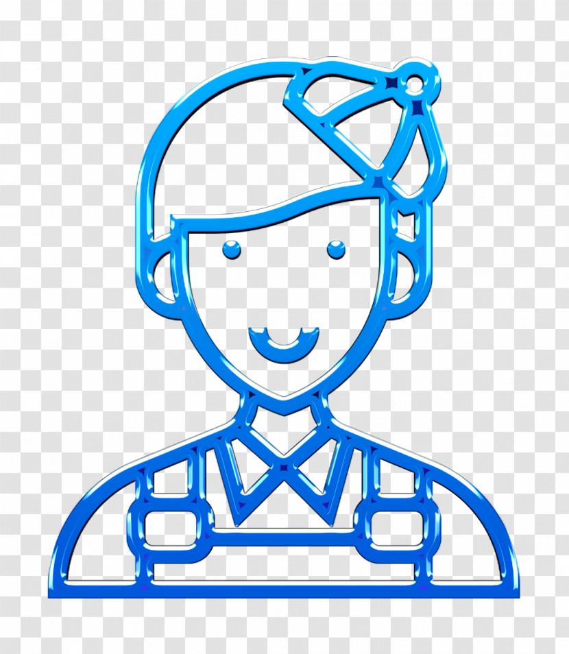 Careers Men Icon Painter Icon Professions And Jobs Icon Transparent PNG