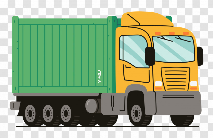 Commercial Vehicle Cargo Truck Freight Transport Semi-trailer Truck Transparent PNG