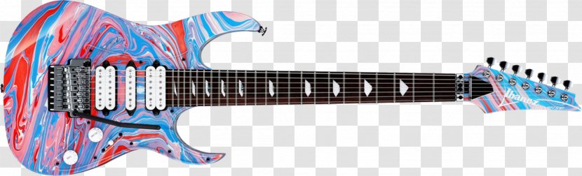 Electric Guitar Ibanez JEM Seven-string Steve Vai - Accessory - Passion And Warfare Limited Edition UV77Electric Transparent PNG