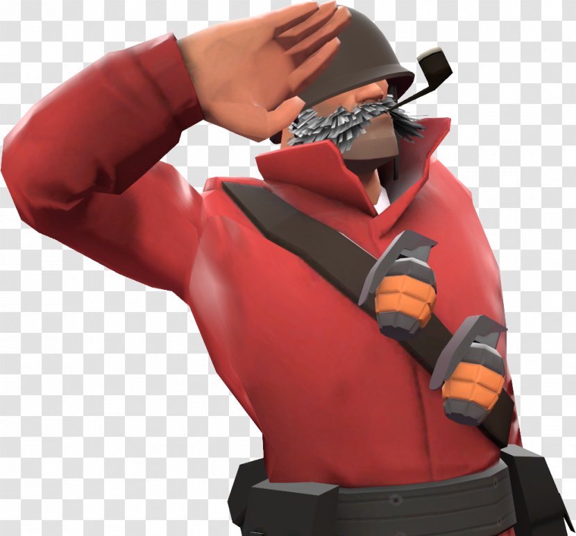Team Fortress 2 Sideburns Meat Chop Loadout Pipe - Mutton Chops Transparent PNG