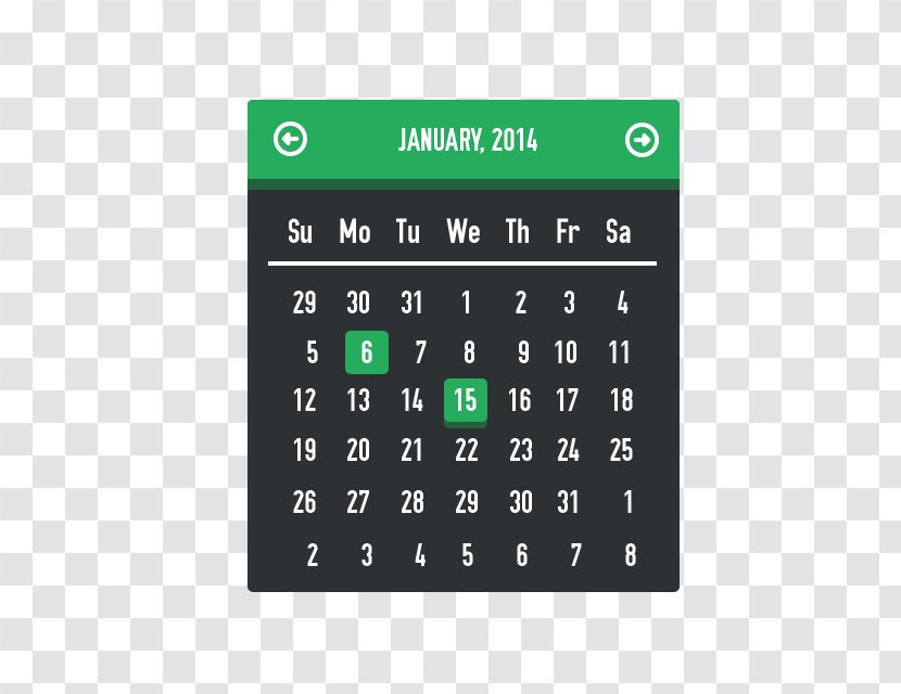 Handbag Clothing Messenger Bag - Product Design - Calendar Transparent PNG