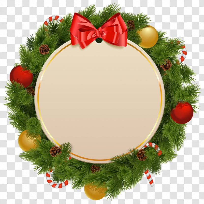 Christmas Clip Art - Leaf - Wreath Transparent PNG