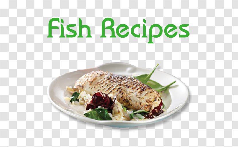 Vegetarian Cuisine Leaf Vegetable Recipe Dish Garnish - Fish Transparent PNG