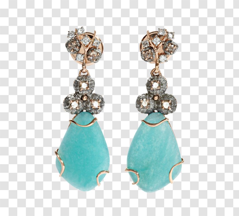 Earring Turquoise Body Jewellery Emerald - Earrings Transparent PNG