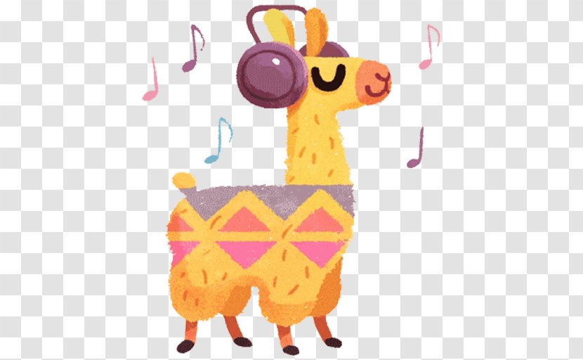 Sticker Llama Telegram Wall Decal - Bumper Transparent PNG