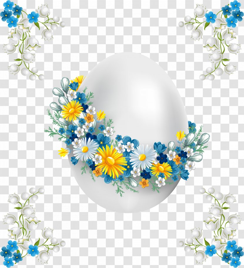 Easter Egg Paschal Greeting Paska - Floristry Transparent PNG