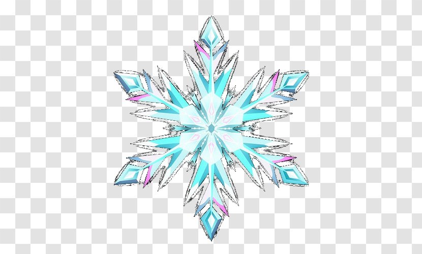 Elsa The Snow Queen Snowflake - Photography - Snowflakes Transparent PNG
