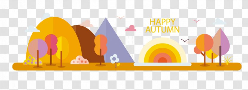 Autumn Image Drawing - Woodland Background Transparent PNG