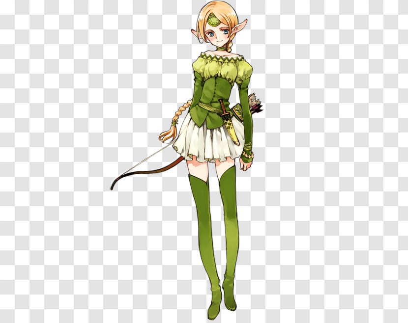 少女魔法学リトルウィッチロマネスク Elf Sterling Archer Fantasy Fairy - Watercolor Transparent PNG