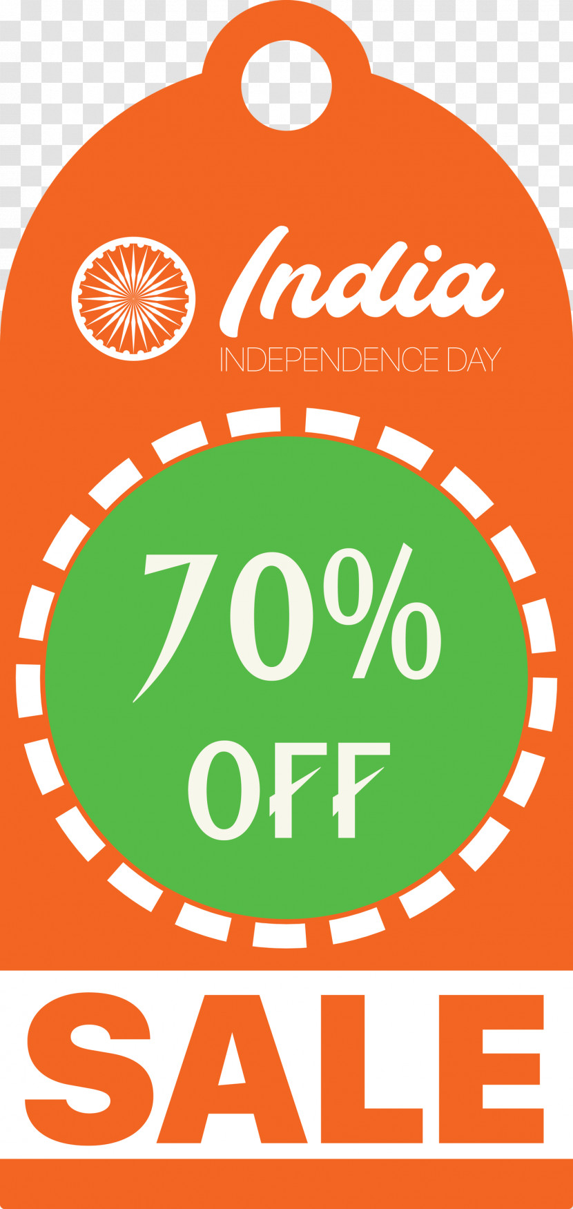 India Indenpendence Day Sale Tag India Indenpendence Day Sale Label Transparent PNG